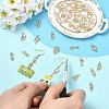 26Pcs 26 Styles Alloy Crystal Rhinestone Connector Charms FIND-CJZ0001-001KCG-5