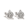 Tibetan Style Zinc Alloy Pendants X-TIBEP-R334-032AS-RS-1