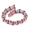 Transparent Glass Enamel Beads LAMP-C023-02E-2