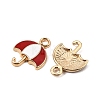 Alloy with Enamel Pendants AL-CBAD39A-05-2