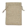 Christmas Printed Burlap Packing Pouches Drawstring Bags ABAG-Q053-02A-01-2