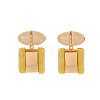 Alloy Resin Stud Earrings for Women WG7DF4E-02-2