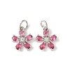 Brass Micro Pave Cubic Zirconia Pendants KK-U067-03P-06-1