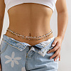 Boho Imitation & Glass Seed Beads Layered Waist Chains WG6596C-04-1