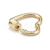 Brass Screw Carabiner Lock Charms X-KK-T047-04G-3