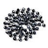 Handmade Rondelle Glass Beads Chains for Necklaces Bracelets Making AJEW-JB00120-07-2