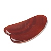 Dyed & Heated Natural Agate Gua Sha Boards AJEW-H112-01-2