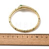 Brass Micro Pave Cubic Zirconia Bangles for Women BJEW-H203-01A-G-3