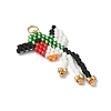 Glass Seed Beaded Bird Pendants PALLOY-MZ00920-04-3