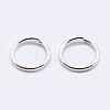 925 Sterling Silver Open Jump Rings STER-F036-02S-0.8x4mm-2