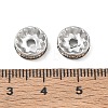 304 Stainless Steel Rhinestone Spacer Beads RB-CBA18B7-01P-09-3
