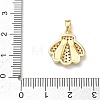 Brass Enamel Pendants RB-CBA2CEF-02G-04-3