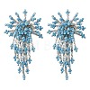 Glass Seed Beads Stud Earrings for Women EJEW-MZ00760-01-3