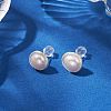 Natural Pearl Ear Studs EJEW-P286-32P-4