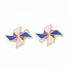 Alloy Enamel Pendants ENAM-G212-02G-03-2