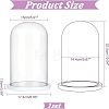 Glass Dome Cover AJEW-WH0001-95B-2