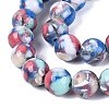 Assembled Synthetic Turquoise and Trochus Shell Beads Strands G-N369-02B-02-3