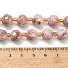 Electroplated Natural Druzy Geode Crystal Beads Strands G-F833-P01-10mm-6
