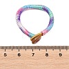Handwoven Gradient Braided Polyester Cord Pendant Decorations HJEW-F026-01E-3
