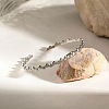 304 Stainless Steel Cuff Bangles for Women BJEW-H635-01P-1