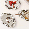 Plating Porcelain Jewelry Display Plate DJEW-WH0039-36-5