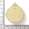 Brass Pendant Cabochon Settings KK-R215-02G-3