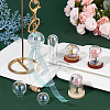  12Pcs 2 Style 3 Sizes Mini Glass Cloche Dome Covers AJEW-NB0005-21-4