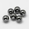 Non-magnetic Synthetic Hematite Beads G-P162-02-5mm-1