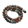 Natural New Ocean Jasper Bead Strands G-G954-01-8mm-01-3