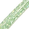 Electroplate Glass Beads Strands GLAA-P068-AB07-1