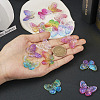  18Pcs 9 Colors Transparent Resin Pendants RESI-TA0002-03-17