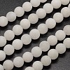 Natural White Jade Beads Strands LS-G-D671-6mm-1