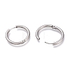 Tarnish Resistant 201 Stainless Steel Huggie Hoop Earrings EJEW-L256-05G-P-3