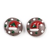 Christmas Handmade Lampwork Enamel Beads LAMP-C020-03B-2