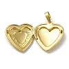 Rack Plating Brass Locket Pendants X-KK-G452-06G-4