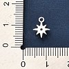 925 Sterling Silver Clear Cubic Zirconia Star Charms STER-U009-06S-4