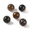 Natural Banded Agate(Dyed & Heated) Sphere Beads GG-D003-A04-02-1