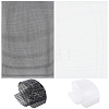 30Pcs 2 Colors PE Mesh Canvas Sheets AJEW-WR0003-60-6