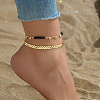 Double Layer Anklets KZ9461-1