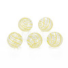 Transparent Handmade Blown Glass Globe Beads GLAA-T012-35A-01-1
