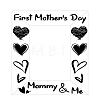 Mother's Day Natural Wood Photo Frames AJEW-WH0292-037-7