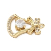 Brass Micro Pave Cubic Zirconia Pendants LS-KK-H521-02C-G-2