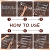 5-Tier Acrylic Display Riser Stands for Cosmetic Jewelry ODIS-UN0001-36B-4