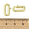 Brass Spring Gate Rings KK-B089-33G-3