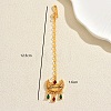 Brass Hair Bobby Pins Indian Forehead Chains KX6890-2