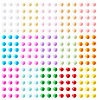 2400Pcs 15 Colors Opaque Baking Paint Glass Beads DGLA-TA0001-25-2