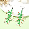 Handmade Seed Dangle Earrings EJEW-MZ00229-02-2