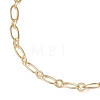 Brass Cable & Figaro Chain Slider Bracelets for Women BJEW-JB13156-3