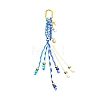 Polyester & Spandex Cord Pendant Decorations HJEW-YW00432-02-1