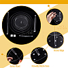 Flat Round Acrylic Cake Display Stands ODIS-WH0331-46-4